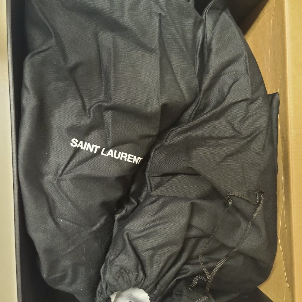 *RARE* Saint Laurent YSL Men's Red Black - Picture 3 of 10